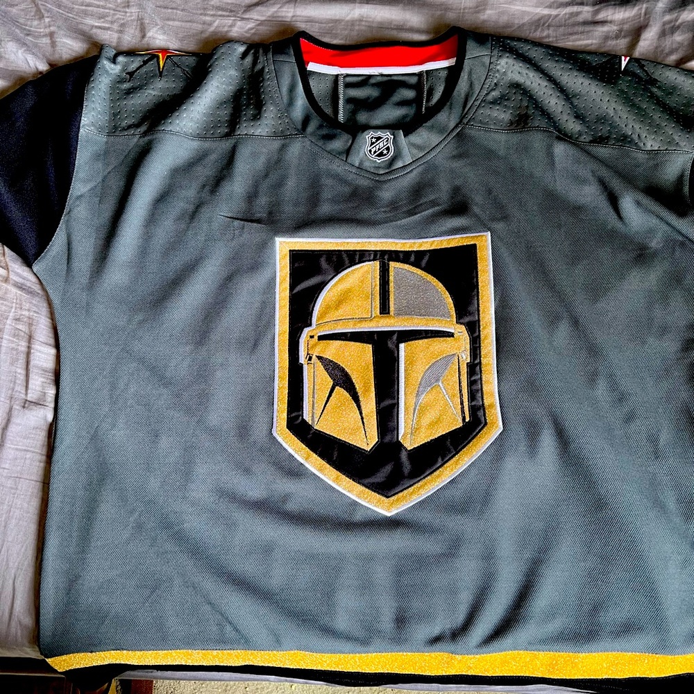 Custom Star Wars mandolorian hockey jersey